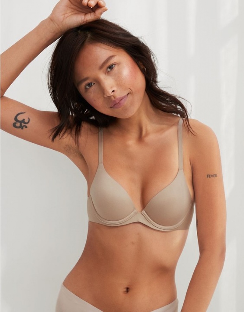 Aerie Sunnie Full Coverage Lightly Lined Bras Grey | GDZ-091357