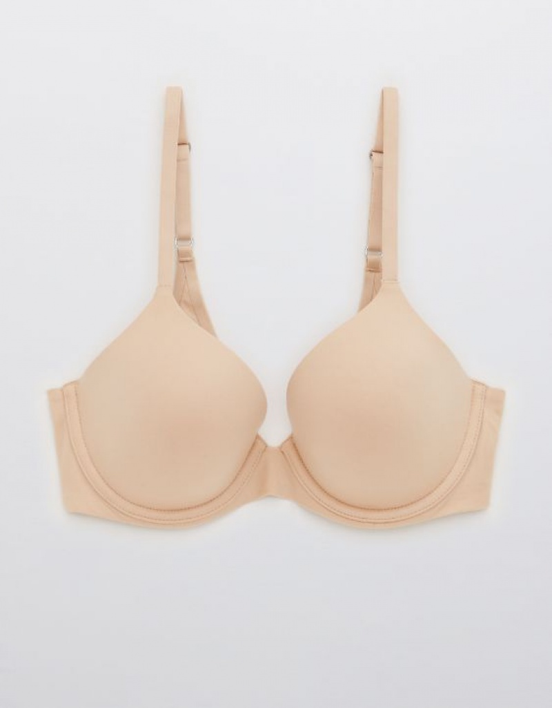 Aerie Sunnie Full Coverage Lightly Lined Bras Beige | IAT-284137