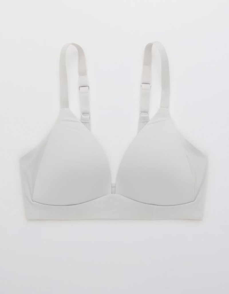 Aerie Sunnie Wireless Lightly Lined Bras Grey | XGN-829345