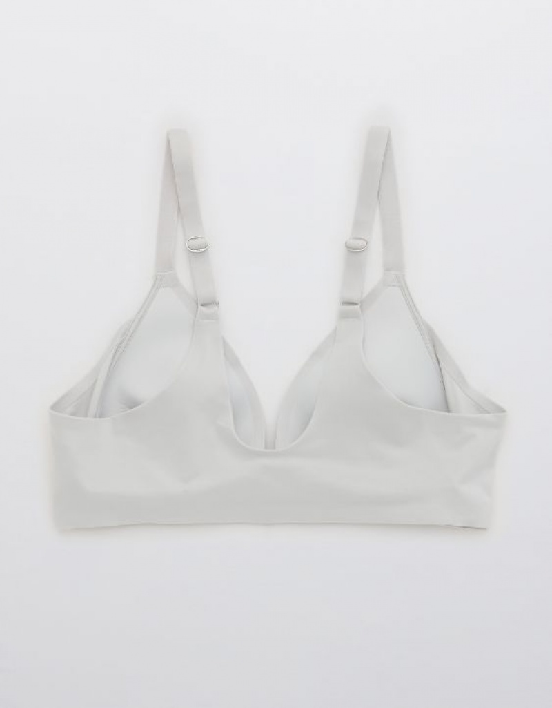 Aerie Sunnie Wireless Lightly Lined Bras Grey | XGN-829345