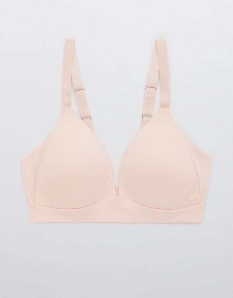 Aerie Sunnie Wireless Lightly Lined Bras Pink | MFW-291805