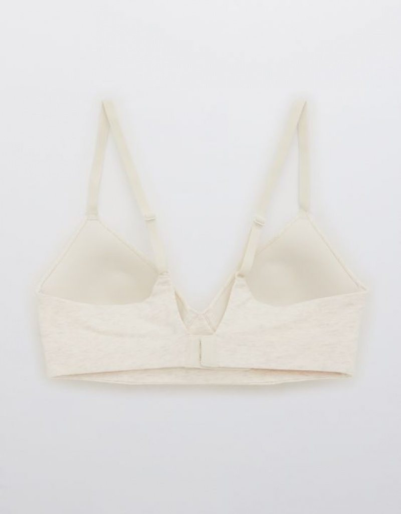 Aerie Superchill Wireless Lightly Lined Bras White | PSN-917260