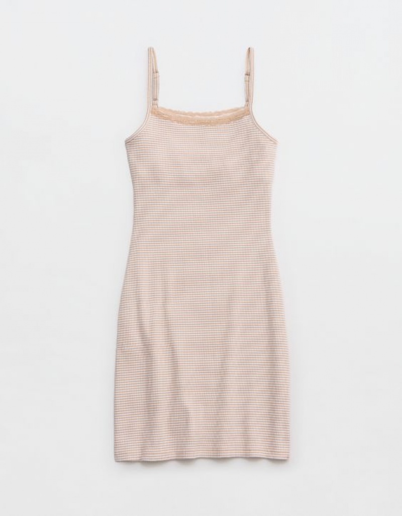 Aerie Tank Mini Dress White | TPR-452167