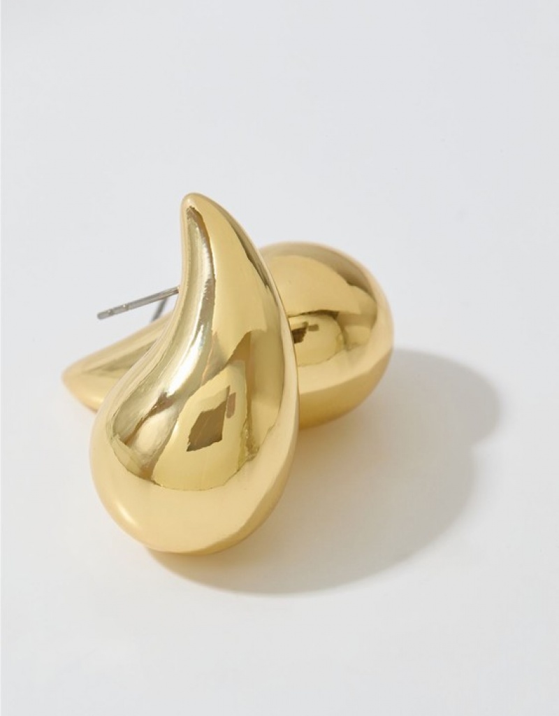 Aerie Teardrop Cuff Jewelry Gold | OWC-192340