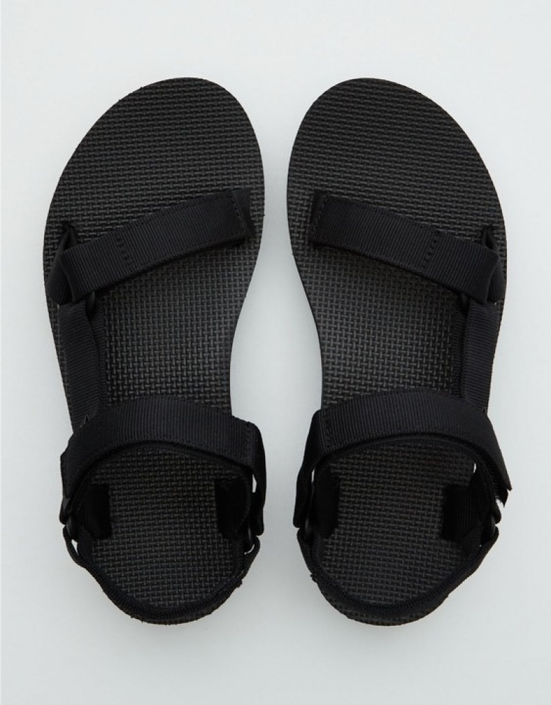 Aerie Teva Midform Universal Sandals Black | MBJ-796350