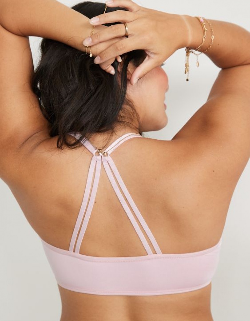 Aerie The Liberare Convertible Plungelette Bras Pink | LUN-215760