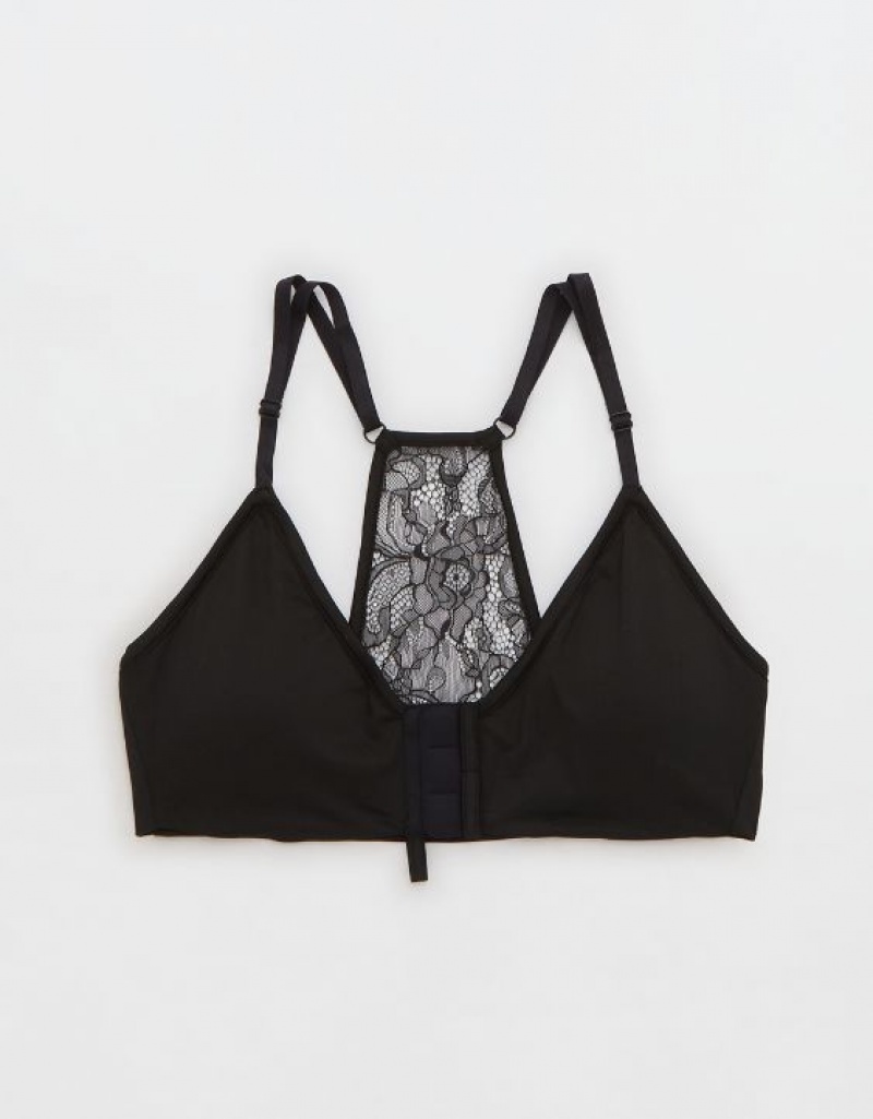 Aerie The Liberarelette Bras Black | WAB-254619