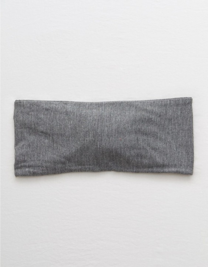 Aerie Top Knot Hair Accessories Dark Grey | IZJ-486579