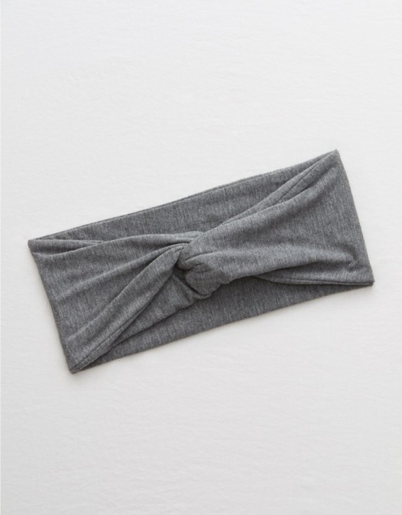 Aerie Top Knot Hair Accessories Dark Grey | IZJ-486579