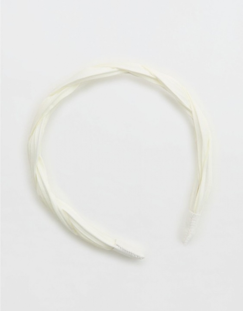 Aerie Twist Hair Accessories White | CHF-512384