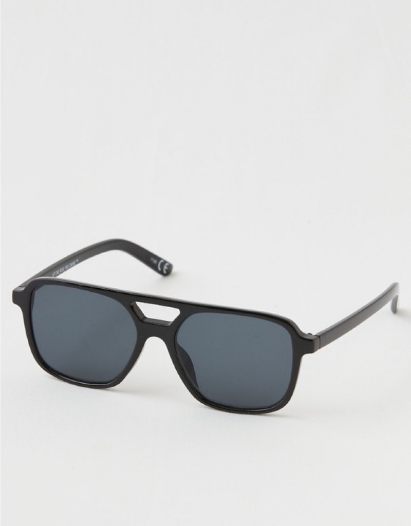 Aerie Vacay Mode Sunglasses Black | SKH-418956