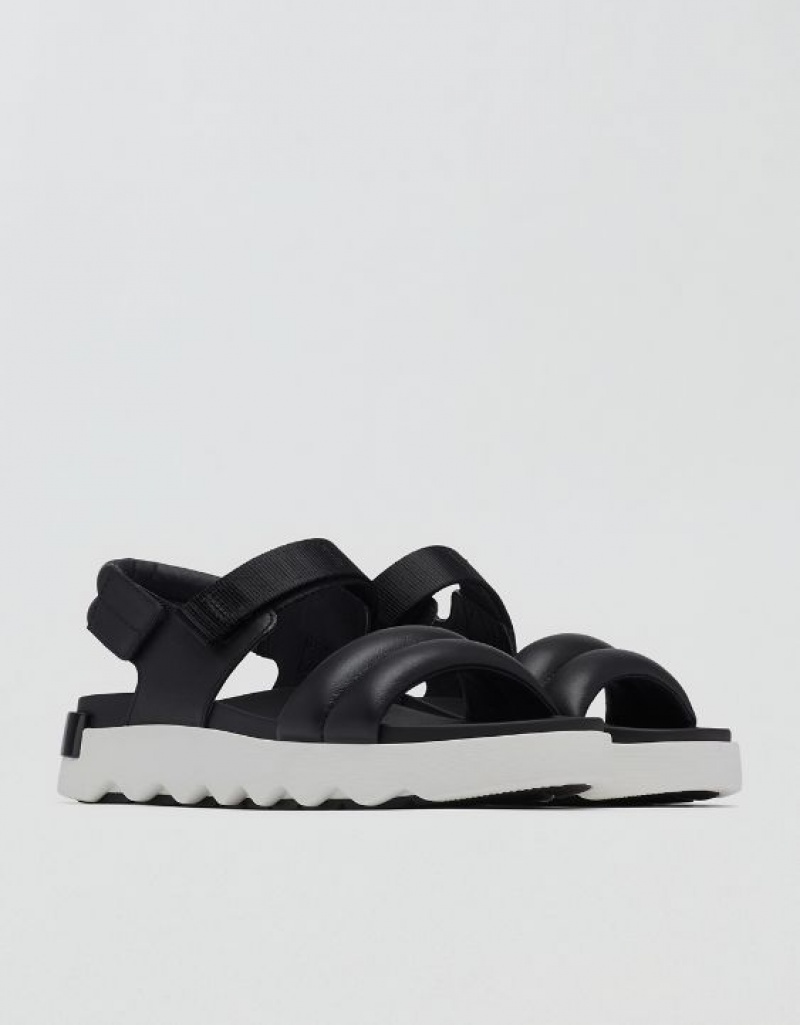 Aerie Viibe™ Sandals Black | JES-927581