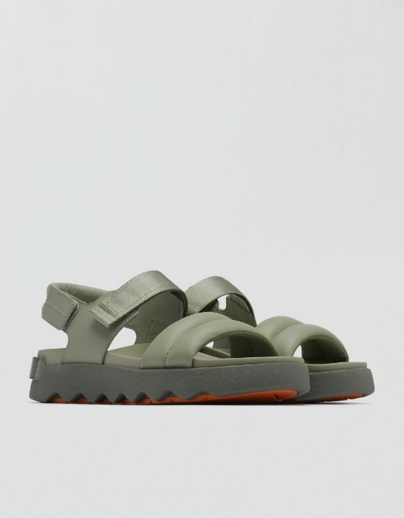 Aerie Viibe™ Sandals Olive | YLJ-653097