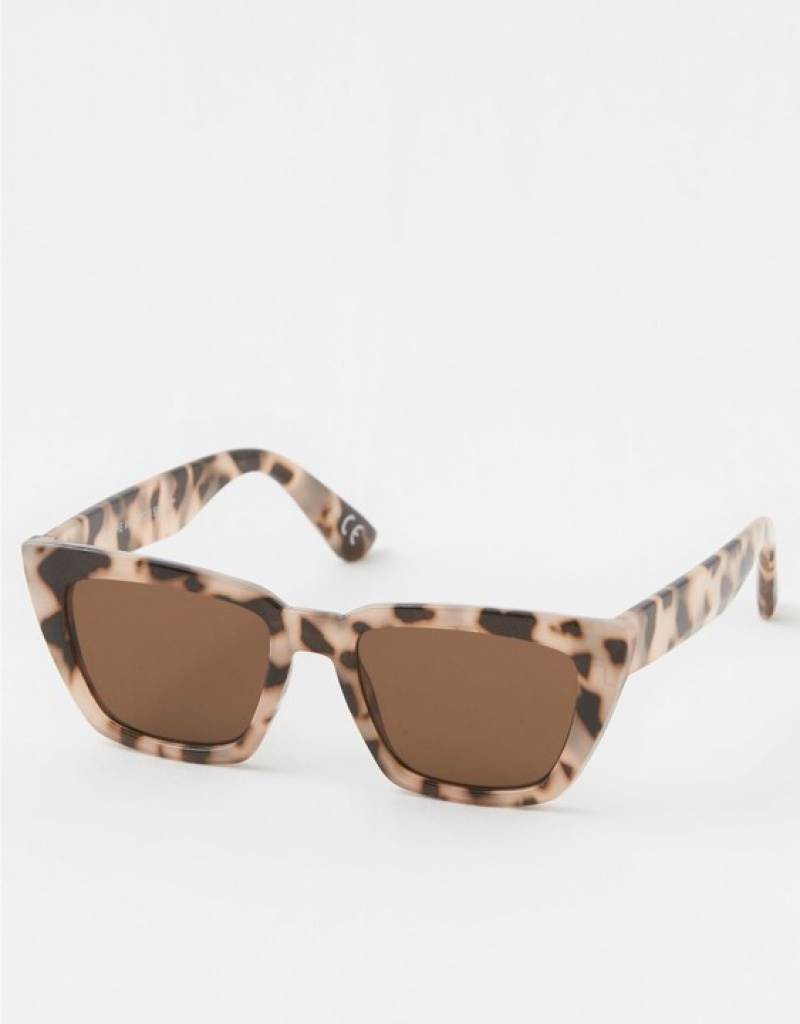 Aerie Weekend Sunglasses Light Brown | GPQ-068912