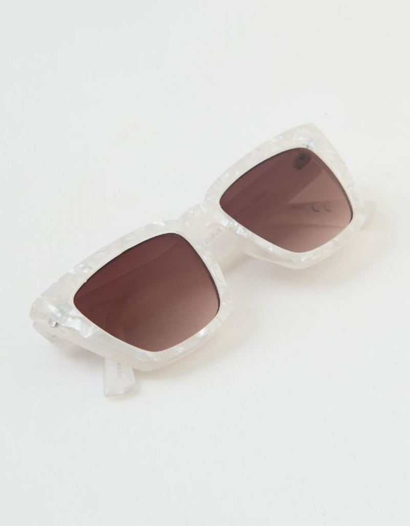 Aerie Weekend Sunglasses White | RLK-084175